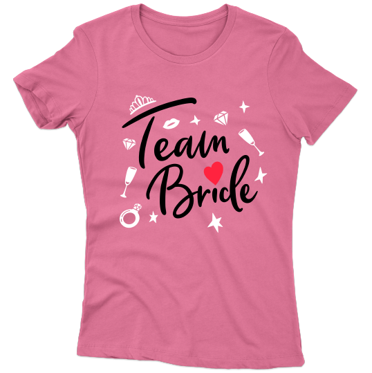 Team Bride Branded Ladies T-shirt