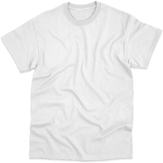 Classic White Round-Neck Unisex T-Shirt