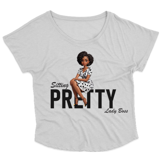 Sitting Pretty Lady Boss Bachelorette T-shirt Design