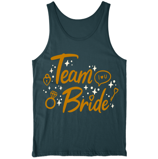 Team Bride I Love You Branded Ladies Vest