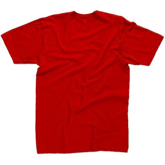 Men's Red V-Neck T-Shirt