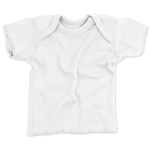 Infant Short-Sleeved White Cotton T-Shirt